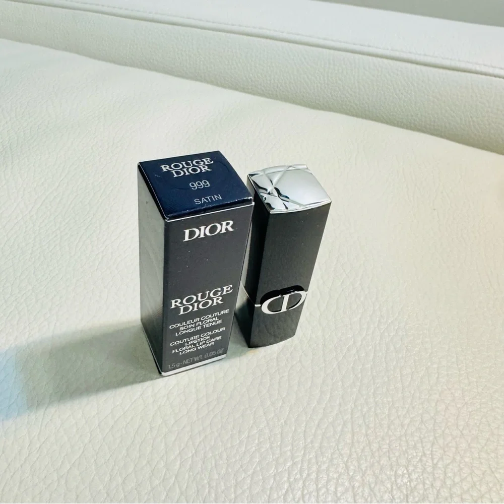 Dior Rouge Dior Couture Colour Lipstick 999 Satin mini 1.5g New